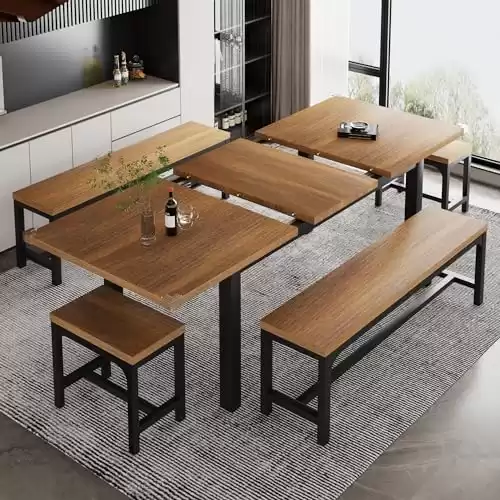 Timeless Appeal Extendable Dining Room Table