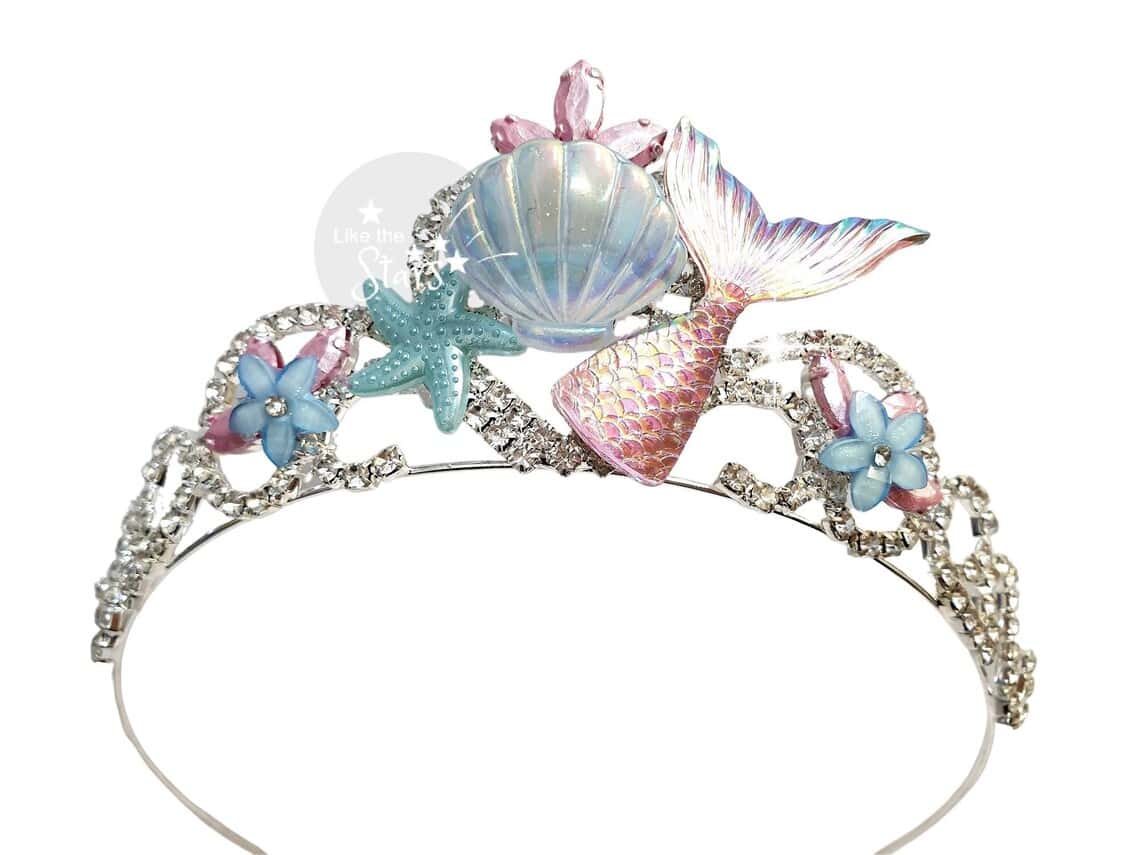 Iridescent Shimmering Mermaid Crown/Tiara