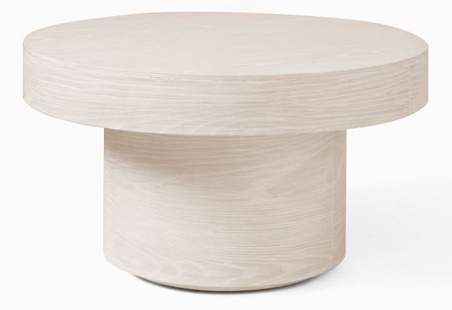 Volume Round Pedestal Coffe Table