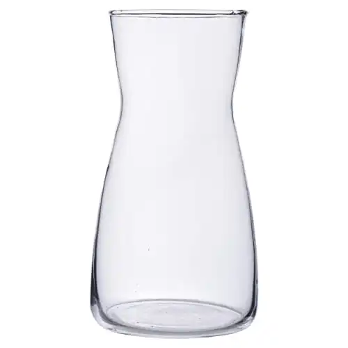 Clear Glass Flower Vase