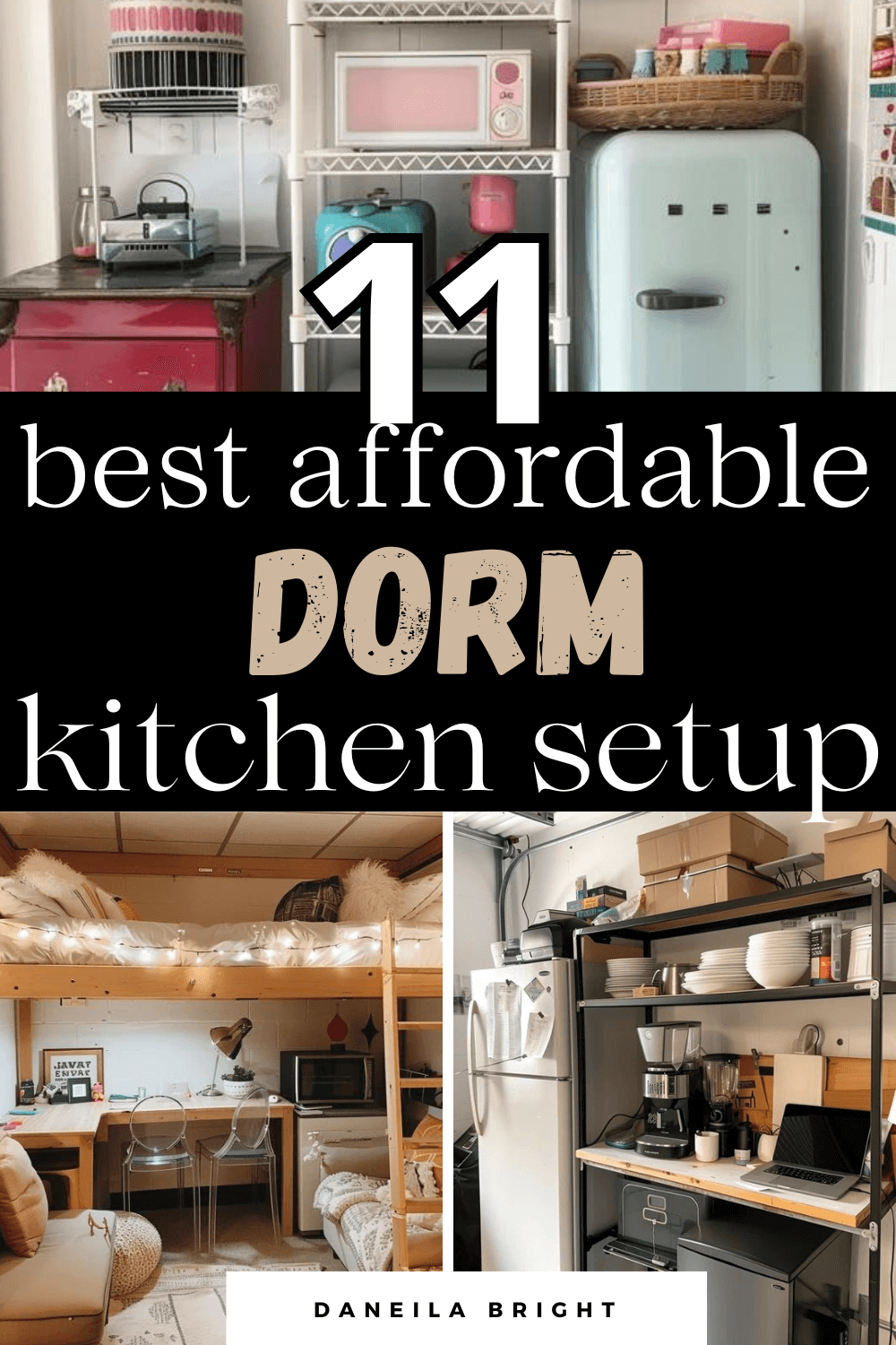 Dorm kitchen ideas - Daneila Bright