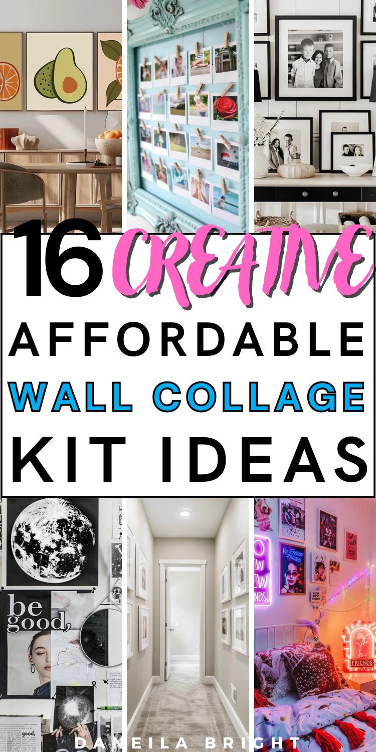 14 Best Wall Collage Kits For A Stylish Space - Daneila Bright