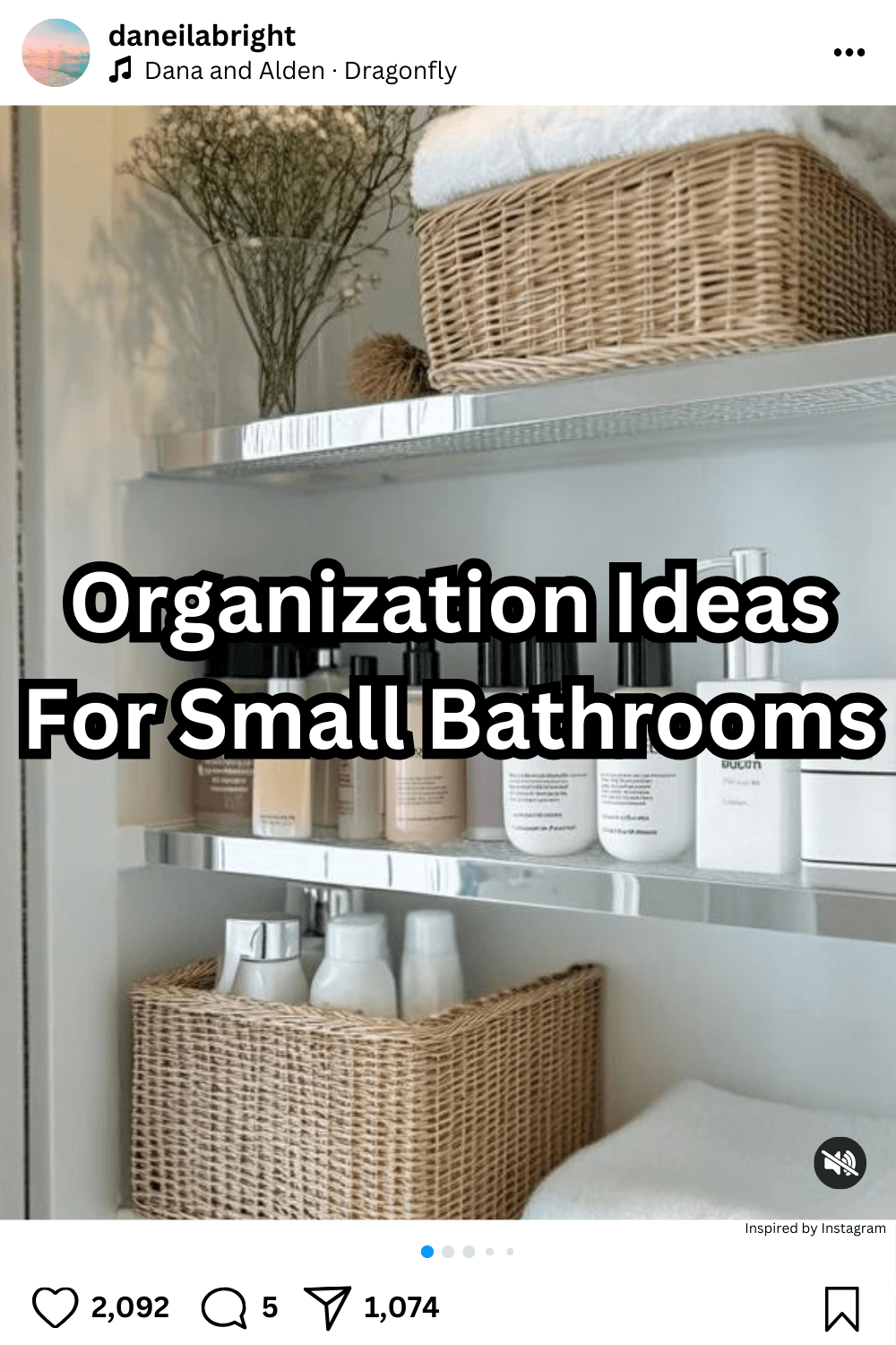 Organization ideas for small bathrooms - Daneila Bright