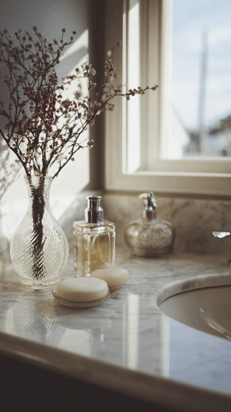 bathroom counter decor ideas