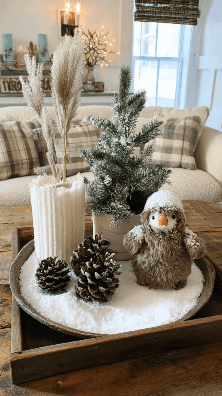 winter home decor after christmas