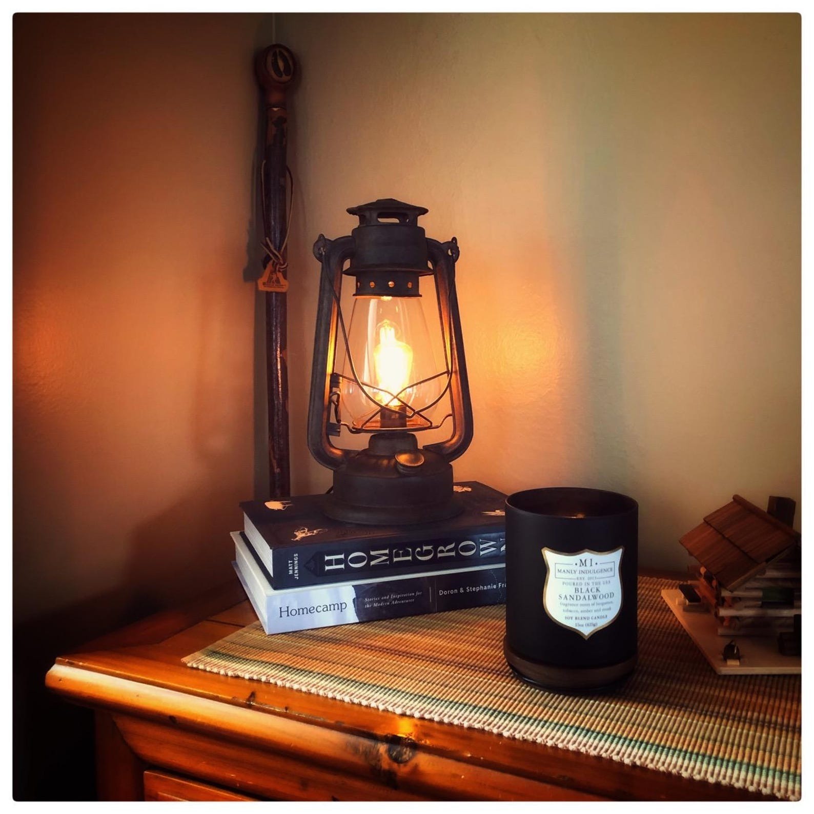 Dimmable Rustic Electric Lantern Lamp: Rust Patina Finish, UL Listed - Etsy