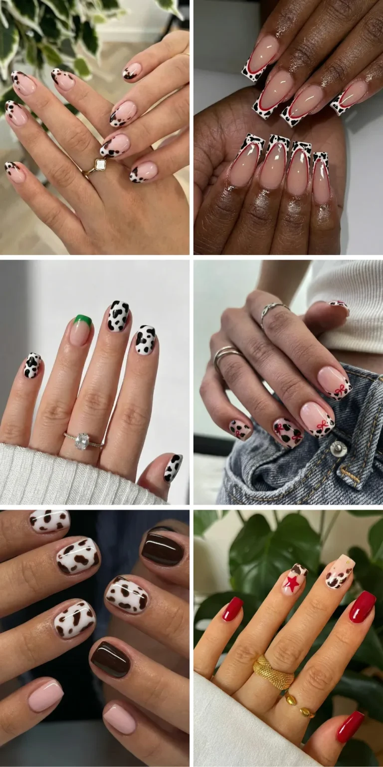 15 Cow Spring Nails You Need to Book at Your Next Salon Appointment
