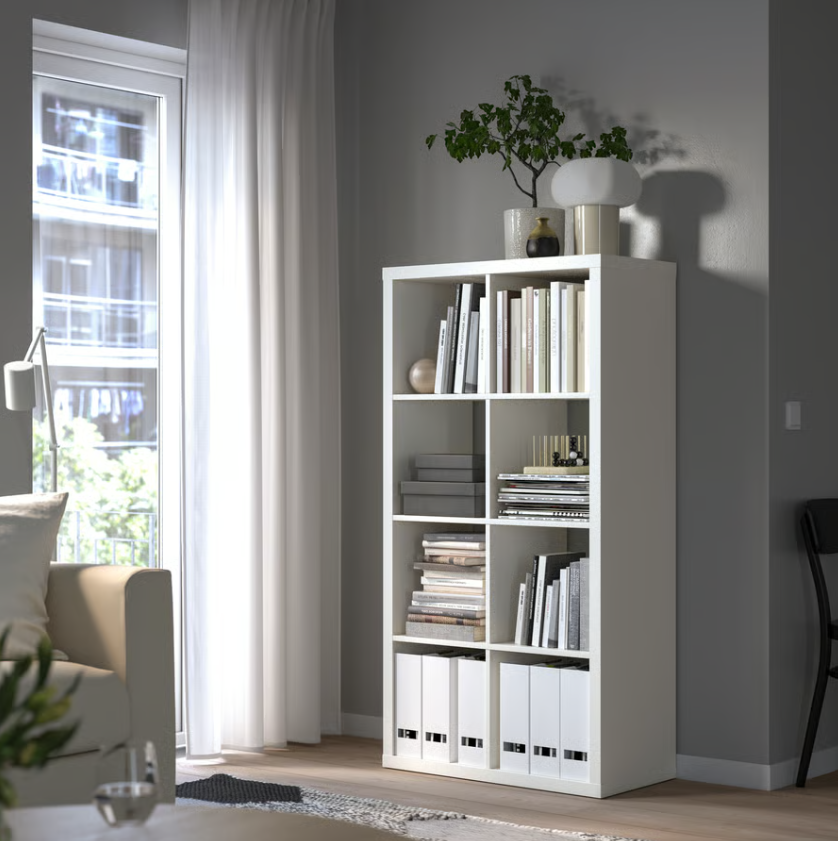 KALLAX shelf unit, white, 301/8x575/8" - IKEA