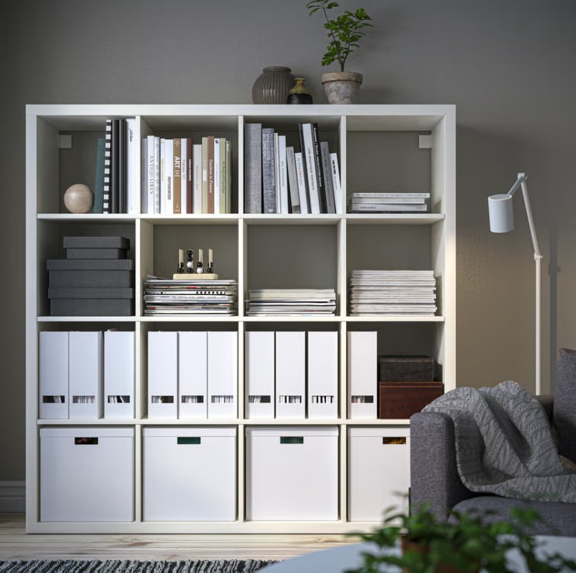 KALLAX Shelf unit, white, 57 7/8x57 7/8" - IKEA