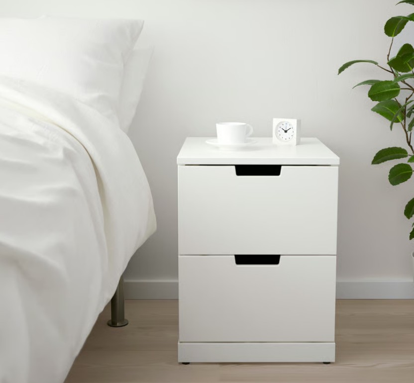NORDLI 2-drawer chest, white, 153/4x211/4" - IKEA