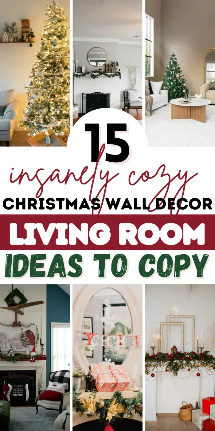 christmas wall decor living room