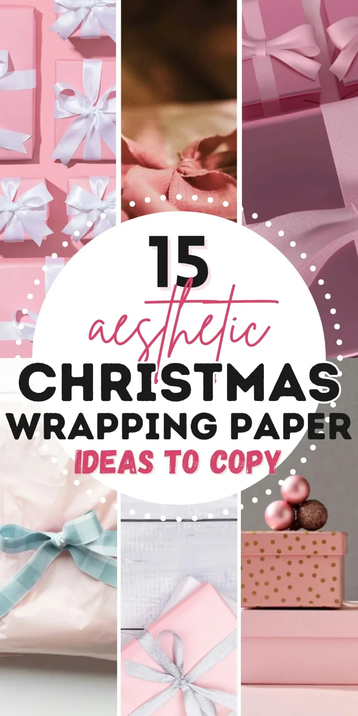 christmas wrapping paper aesthetic