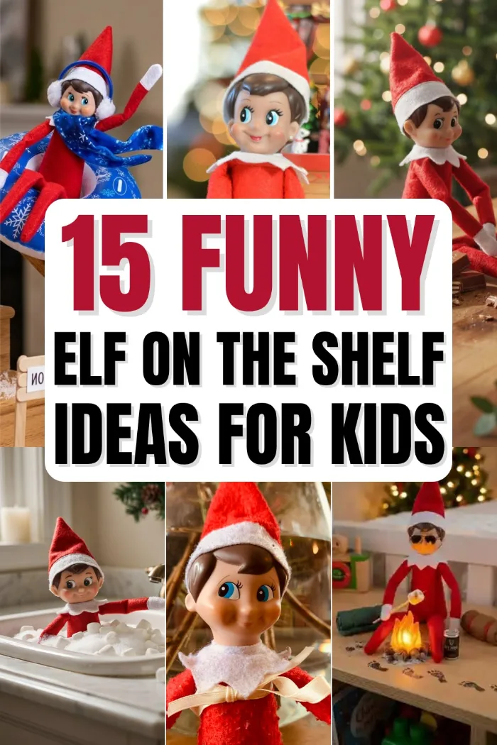 funny elf on the shelf ideas for kids