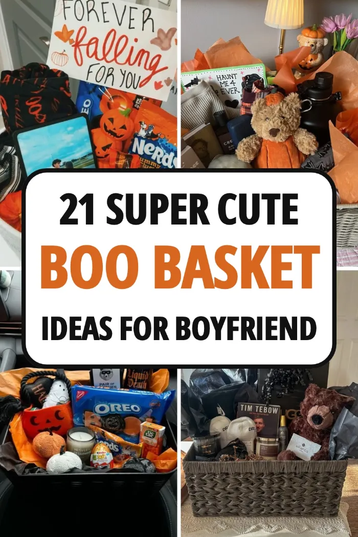 Boo basket ideas for boyfriend