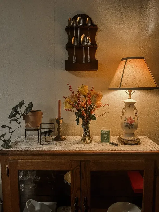 french country accent cabinets