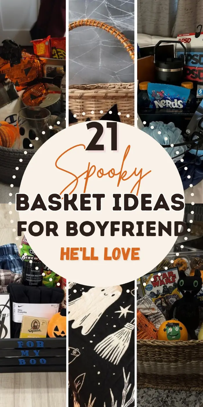 Spooky basket ideas for boyfriend